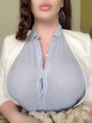 (Oc) The Pressure From My Big Fat Tits Destroying My Top Feels So Good. 