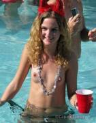 Topless At The Pool