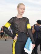 Iggy Azalea See Thru Mesh Top