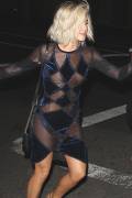 Julianne Hough See-Thru Dress (First Nipple Peek!)