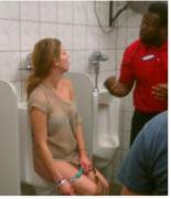 In The Bathroom At Target