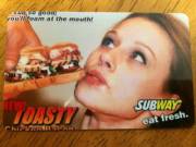 My New Subway Card Arrived In The Mail Today