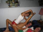 Surprise Scissor Rubbing