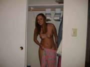 Changing Into Her Pjs