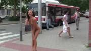 Michaela Isizzu Caught By Surprise During A Nude-In-Public Photoshoot