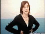 Girl Flashing Her Boobs Looks Pretty Embarrassed [Gif]