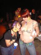 Tasting The Nipple To Get The Lollipop Flavor Out..