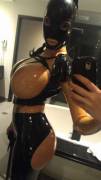 Full Latex Selfie (Xpost From R/Ariane)