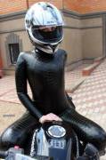 Textured Catsuit By Andromeda Latex