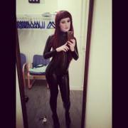 Anybody Care For A Latex Selfie.