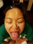 Thick Load On Asian Gf