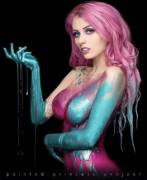 Covered In Neon Paint