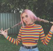 Pink Hair And Pigtails [X-Post /R/Arthoes]