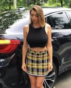Plaid Skirt