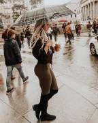 She Doesn't Want That Hair To Get Wet