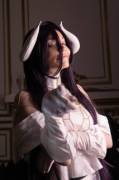Waiting For My Overlord ^^ Albedo Cosplay By Murrning_Glow