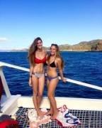 Bikinis On A Boat