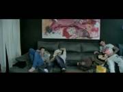 Spanish Girl Sucks A Group Of Guys On A Sofa