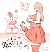 No Nut November - Day 13 - The Chastity Breaks, After She Saw That Big Ass.. [Fellatrix]