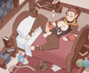 Getting Off On The Bed (Splashbrush)