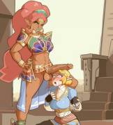 Zelda And Urbosa (Raging Barbarians)