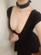 [F]Elt Playful In My Dress And Collar