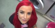 German Redhead Beauty Lexy Roxx Gets Sticky Cumshot