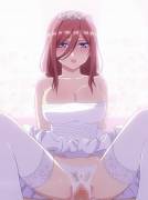 Miku Nakano Riding On Top (Mushiro) [Go-Toubun No Hanayome]