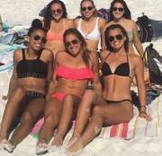 Robin Bone (Black Bikini On The Right), With Some Friends