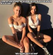 Lets See What You Have. [B/S Incest]