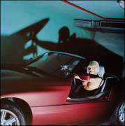 Cecilia And Bmw Z1 By Helmut Newton, Monte Carlo, 1991