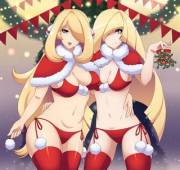 Cynthia And Lusamine (Draltruist And Dmy)
