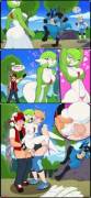 Gardevoir Used &Amp;Quot;Attract&Amp;Quot;! It's Super Effective!!