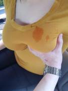 Spilled A Bit On Her Top, Thought You Might Like To See
