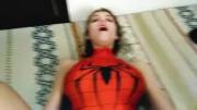 Spider Girl Gets Fucked &Amp;Amp;Amp; Gets A Load