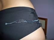 Wife's Cum Soaked Panties