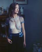 She Might Want To Think About Wearing A Bra