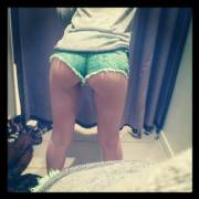 Very, Very Tiny Denim Shorts