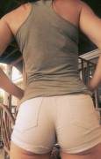 Booty Is Eating The Shorts