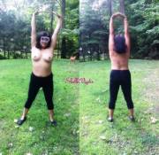 48[F] - It's So Cold Today! Looking Forward To Outdoor Yoga In Warm Weather!