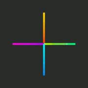 Colorful Dragon Curve (X-Post /R/Proceduralgeneration)