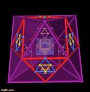 Nested Vector Equilibrum / Cube-Octahedron Jitterbug