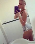 Petite Blonde W Super Tight Body