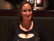 Wifeys Cleavage At Dinner