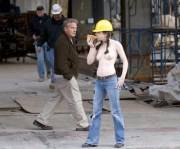 I'm Sure Osha Would Approve, Even If The Guy Behind Her Doesn't