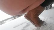 Melting The Snow With My Pee
