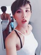 Trying On This Cute Dress