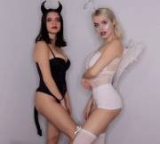 Slutty Devil And Angel