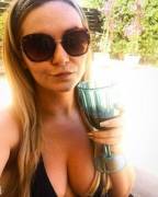 With A Glass Of Wine