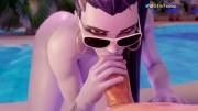 Widowmaker Fat Dick Blowjob (Sfmtessai)